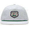 Straight Down White Hogan Retro Rope Hat