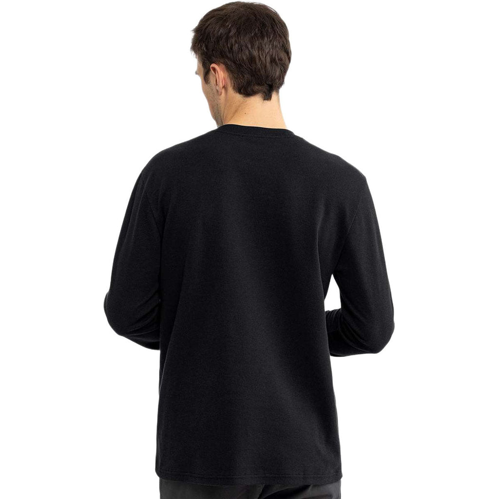 Next Level Unisex Black Ideal Thermal Long Sleeve T-Shirt