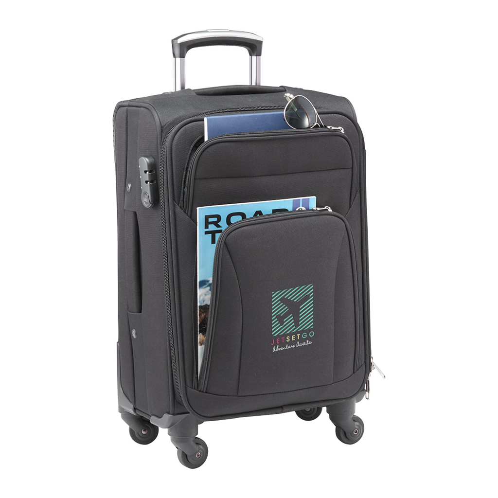 Leed's Black Nomad 21" Upright Luggage