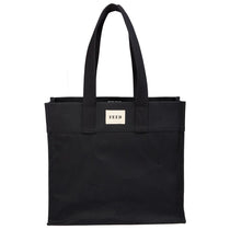FEED Black Organic Cotton Market Tote