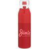 H2Go Matte Red Vigor 25oz Stainless Steel Bottle