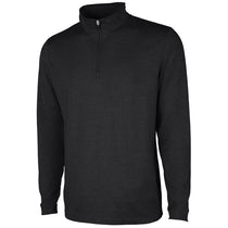 Charles River Men's Black Heather Vista Tri-Blend Quarter Zip