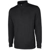 Charles River Men's Black Heather Vista Tri-Blend Quarter Zip