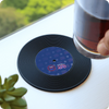 Beacon Black Vintage Record Coaster