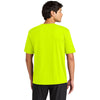 A4 Men's Safety Yellow Softek Short Sleeve Tee