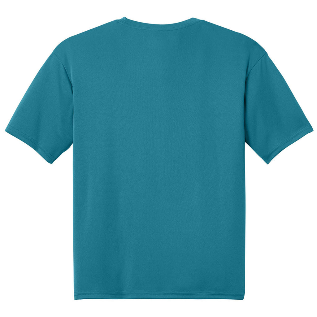 A4 Men's Teal Cooling Performance Short Sleeve Tee