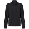 Adidas Women's Black Woven Half-Zip Pullover