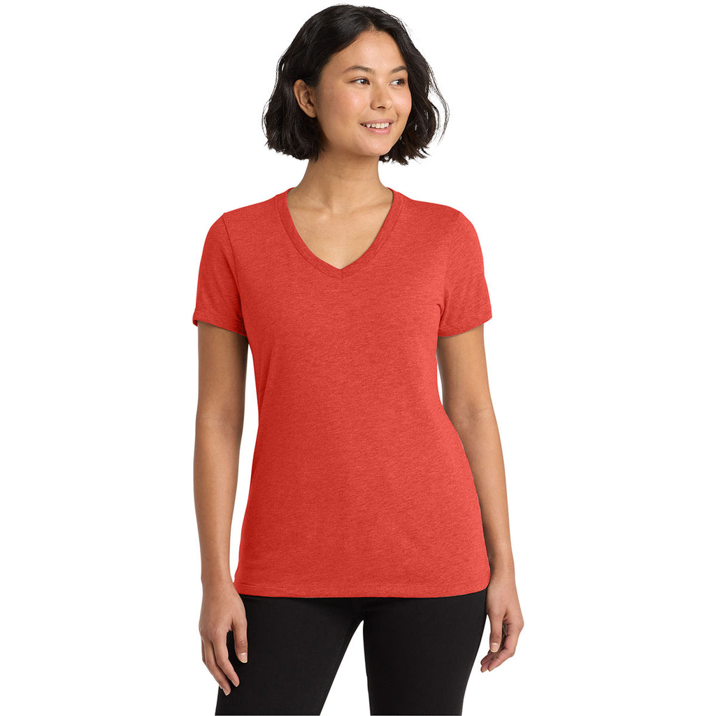 Allmade Women's Desert Sun Tri-Blend V-Neck Tee