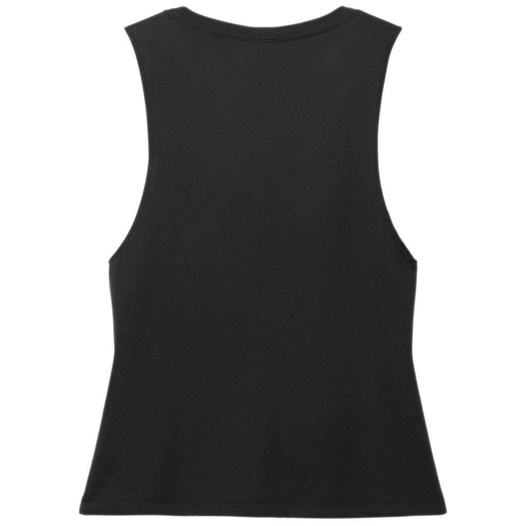Allmade Women's Deep Black Tri-Blend Muscle Tank