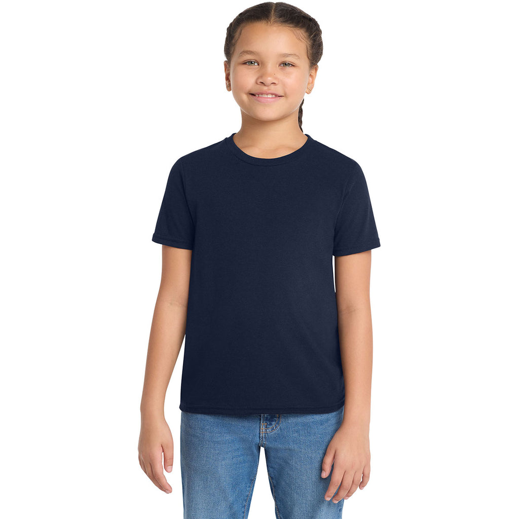 Allmade Youth Night Sky Navy Tri-Blend Tee