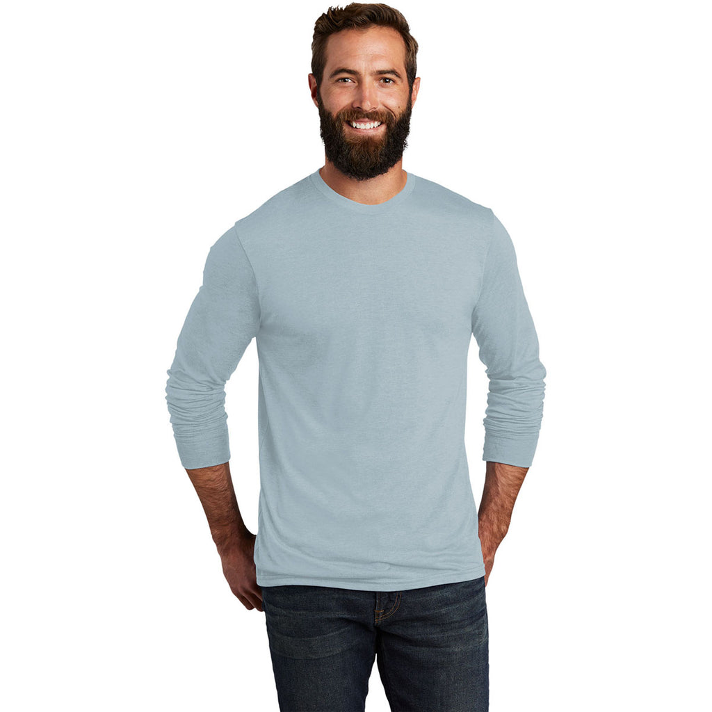 Allmade Unisex I like You Blue Tri-Blend Long Sleeve Tee