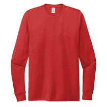 Allmade Unisex Rise Up Red Tri-Blend Long Sleeve Tee