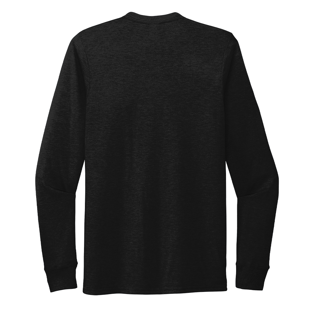 Allmade Unisex Space Black Tri-Blend Long Sleeve Tee