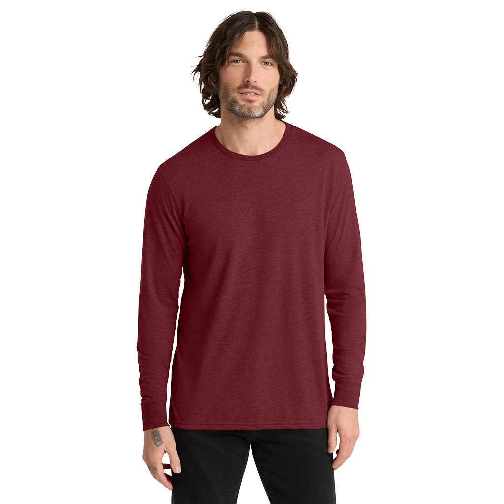 Allmade Unisex Vino Red Tri-Blend Long Sleeve Tee