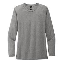 Allmade Women's Aluminum Grey Tri-Blend Long Sleeve Tee