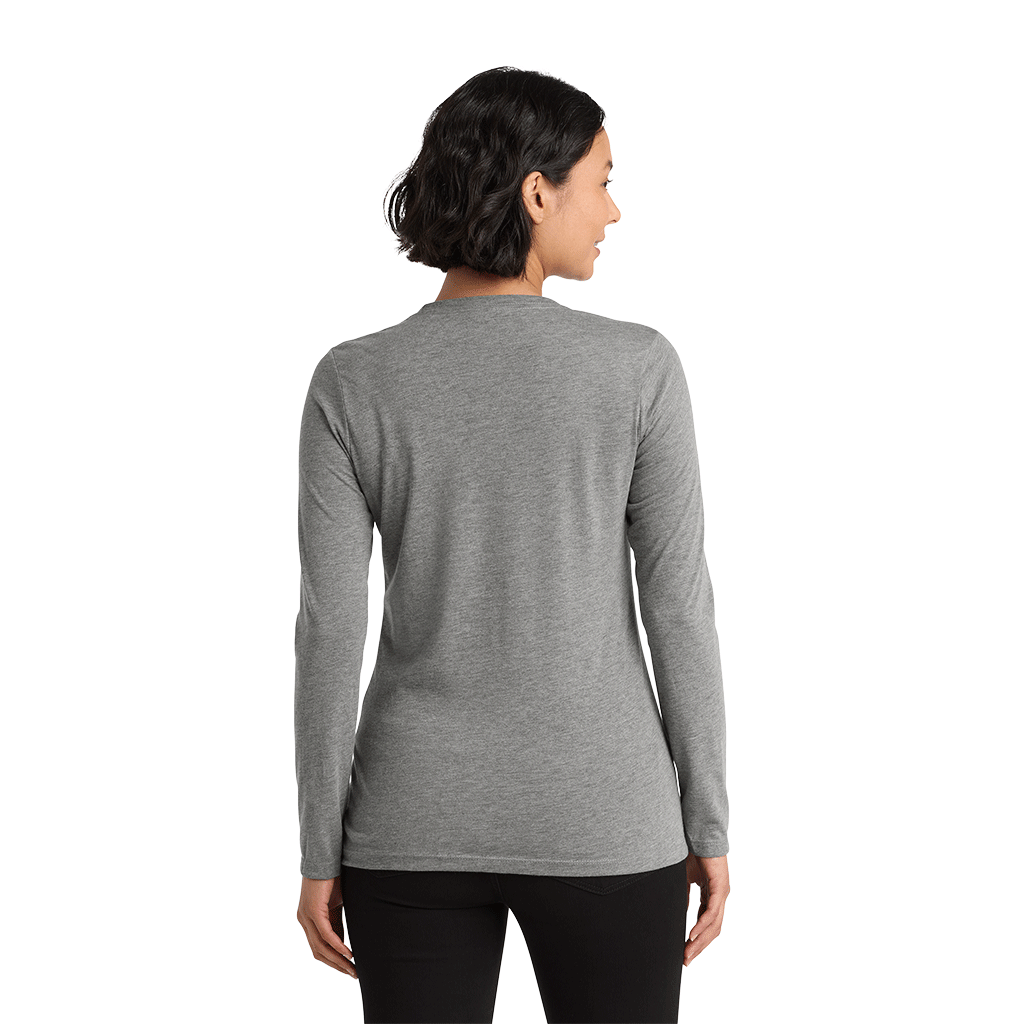 Allmade Women's Aluminum Grey Tri-Blend Long Sleeve Tee
