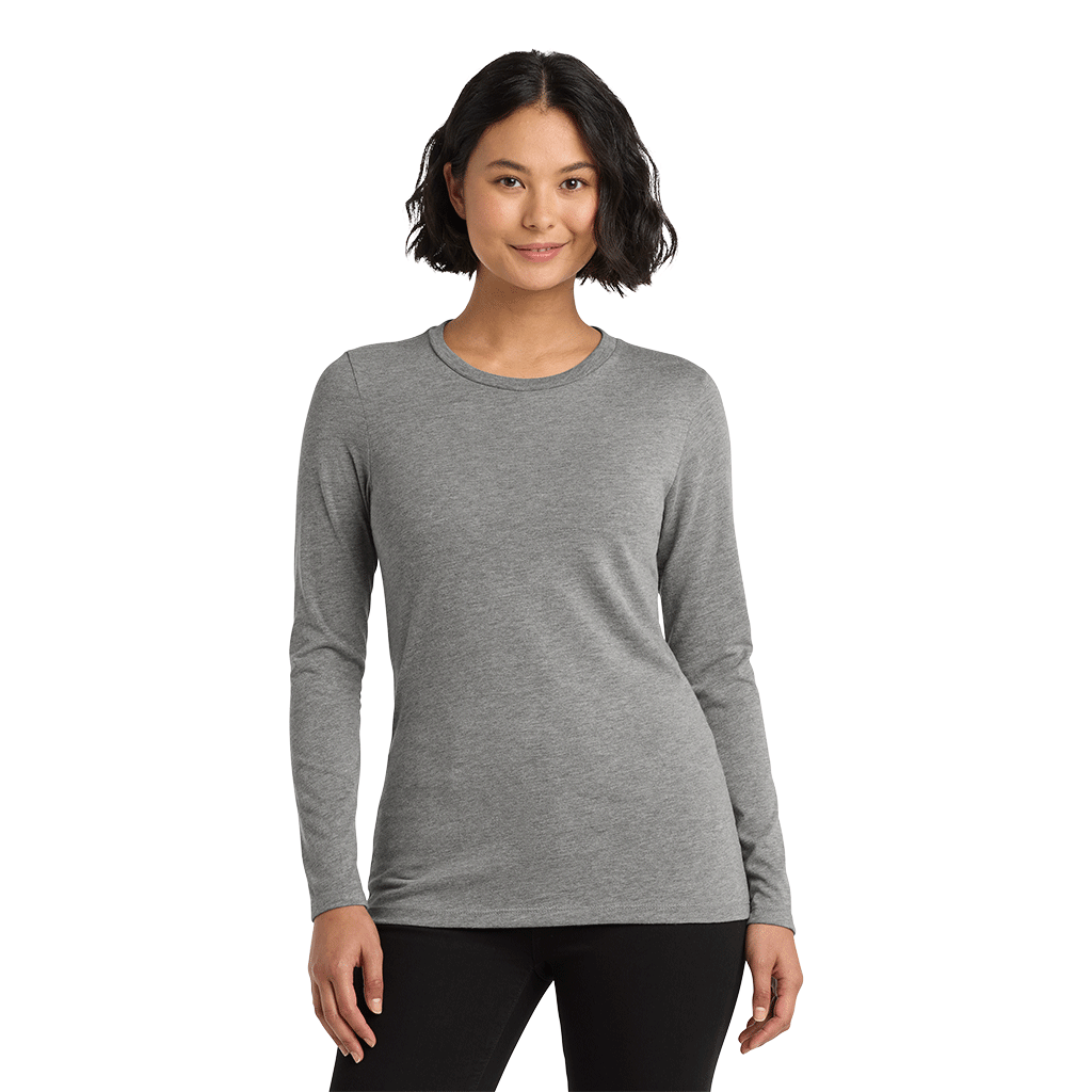 Allmade Women's Aluminum Grey Tri-Blend Long Sleeve Tee