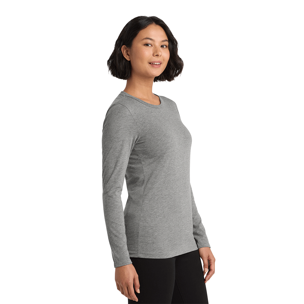 Allmade Women's Aluminum Grey Tri-Blend Long Sleeve Tee