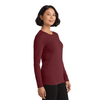 Allmade Women's Vino Red Tri-Blend Long Sleeve Tee