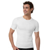 Adidas Men's White Techfit Compression T-Shirt