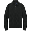 Brooks Brothers Men's Deep Black Diamond Quilt 1/4-Zip