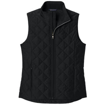 Brooks Brothers Women's Deep Black Quilted Vest