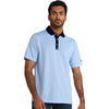 Bad Birdie Men's Sky Blue Pique Polo