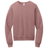 Bella + Canvas Unisex Mauve Sponge Fleece Classic Crewneck Sweatshirt