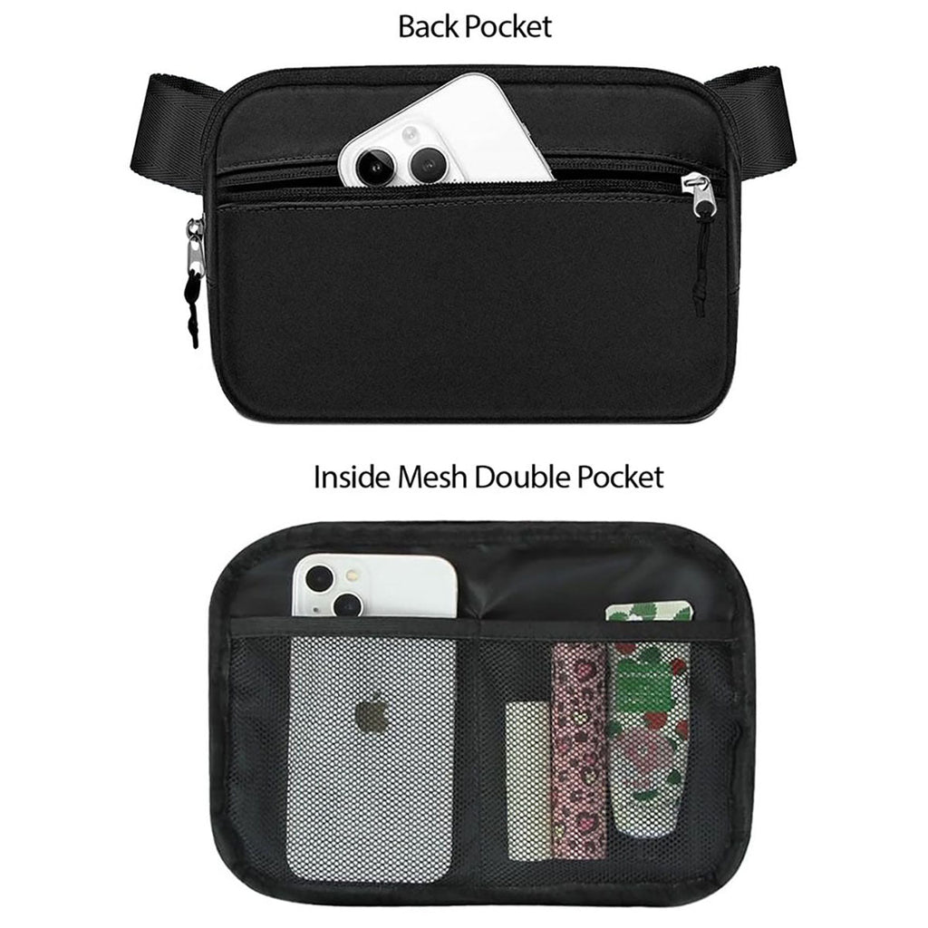 The Bag Factory Black Explorer Belt Bag