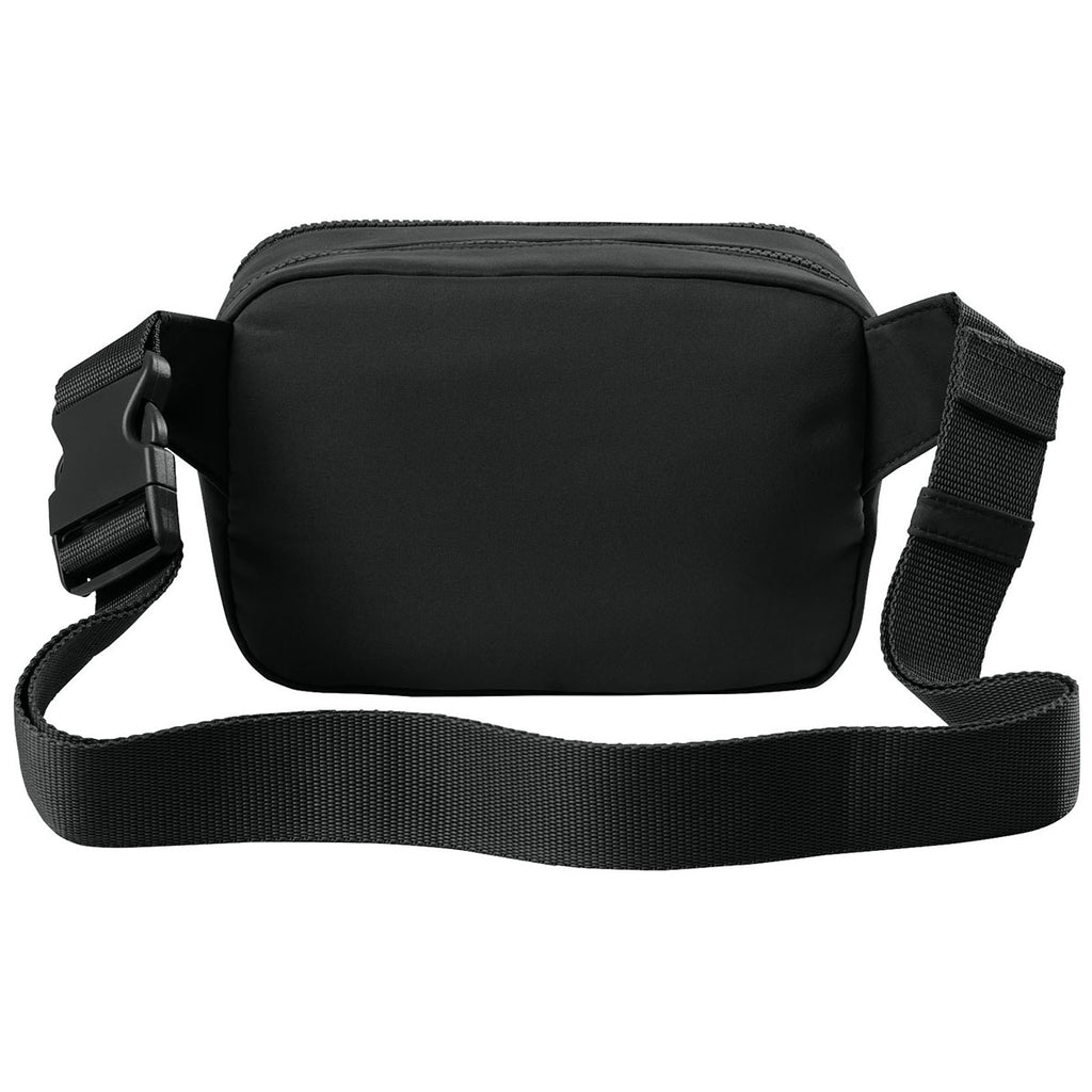 Port Authority Deep Black Matte Dual-Compartment Crossbody