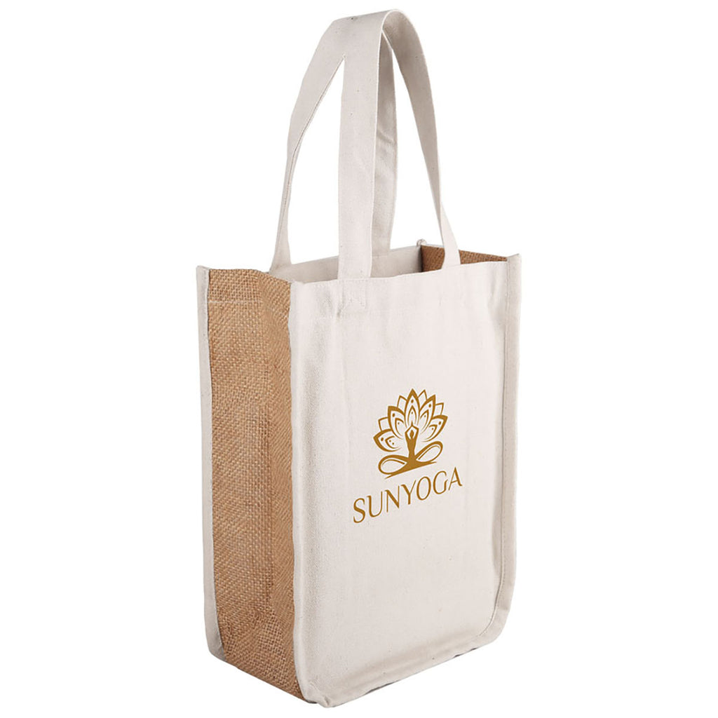 Beacon Natural-Brown Quetico 10oz Cotton & Jute Fashion Tote