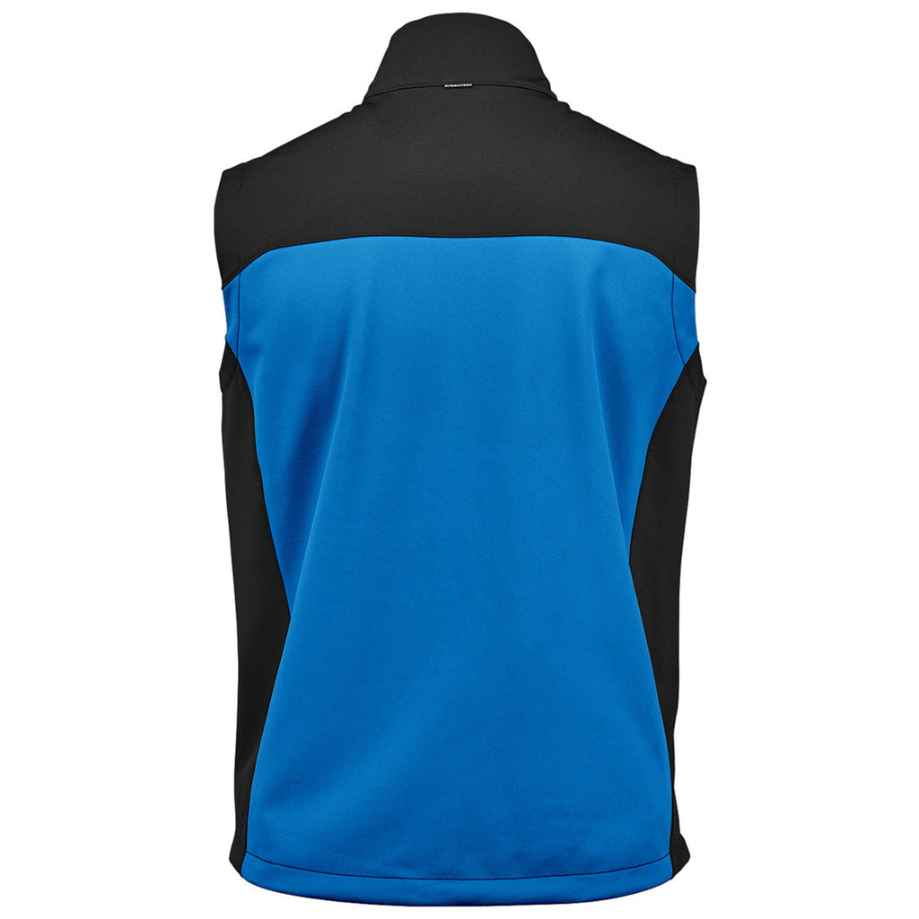 Stormtech Men's Azure Blue/Black Cascades Softshell Vest