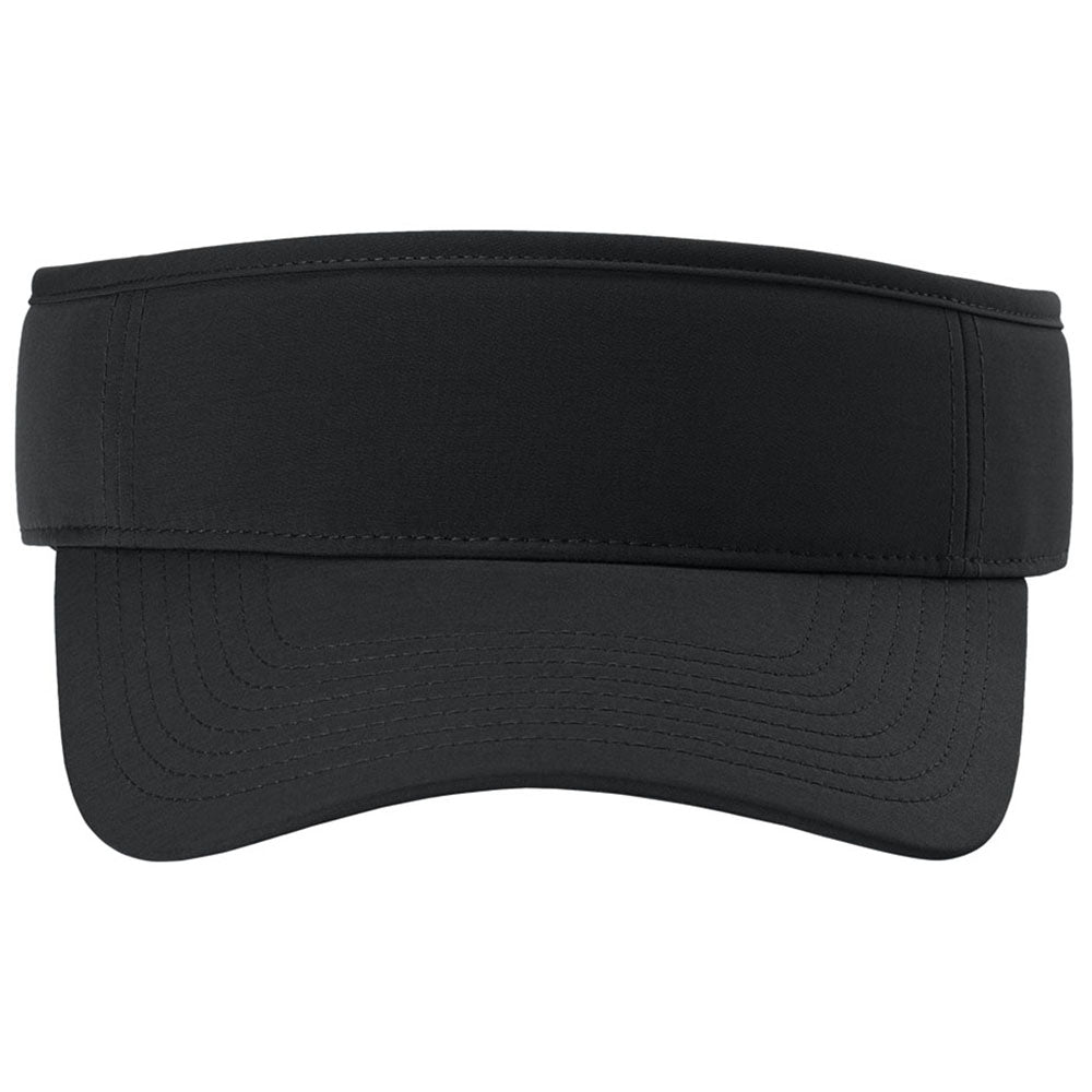 Port Authority Black Poly Visor