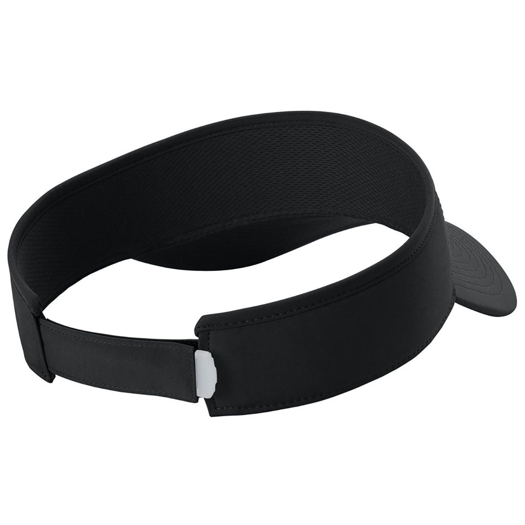 Port Authority Black Poly Visor