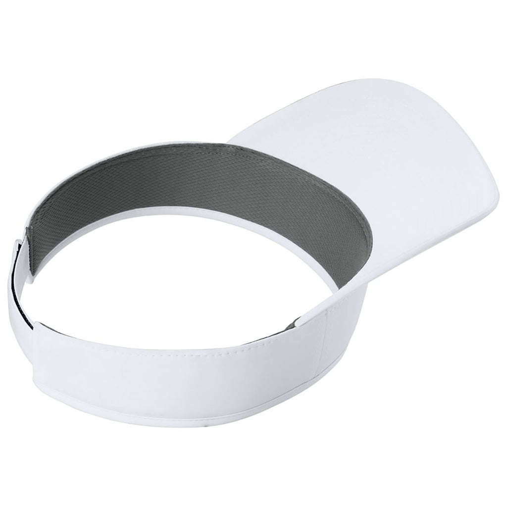 Port Authority White Poly Visor