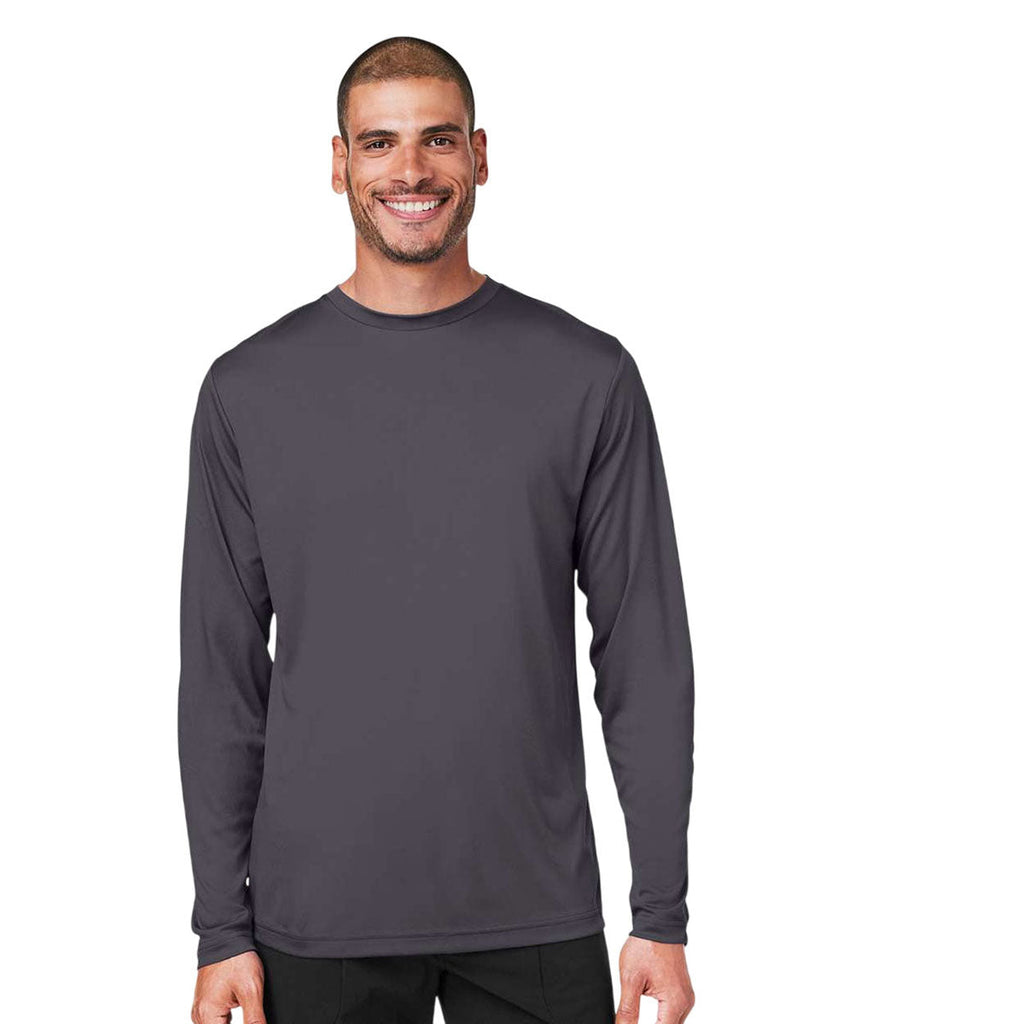 Core 365 Unisex Carbon Capital Long Sleeve Performance T-Shirt