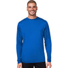 Core 365 Unisex True Royal Capital Long Sleeve Performance T-Shirt