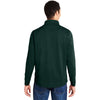 Core 365 Men's Forest/Carbon Market Snag Protect Mesh Colorblock Quarter-Zip Pullover