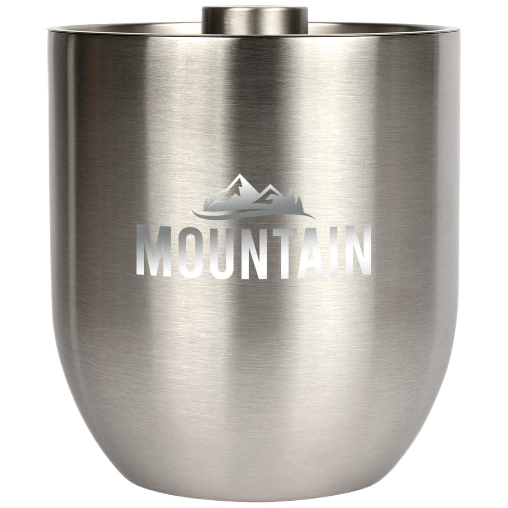 Snowfox Steel 3L Double Wall Stainless Steel, Vacuum Insulated Ice Bucket