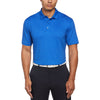 Callaway Men's Lapis Blue All Over Stitched Chevron Polo