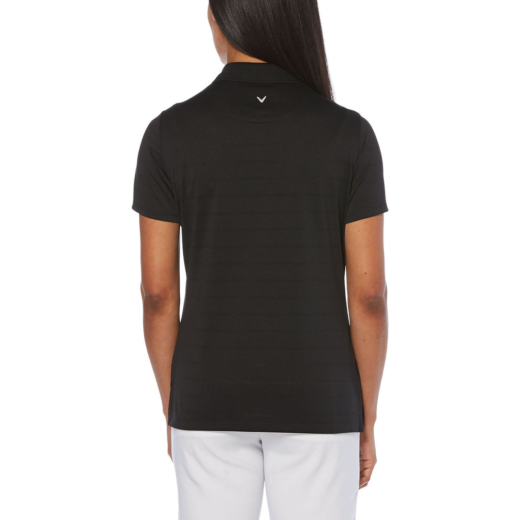 Callaway Women's Black Opti-Vent Polo