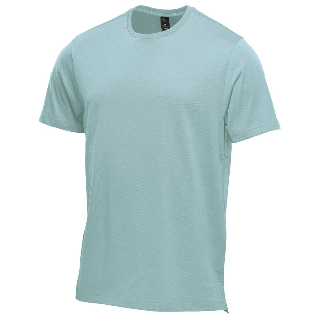 Stormtech Men's Ice Blue Heather Equinox Short Sleeve Tee