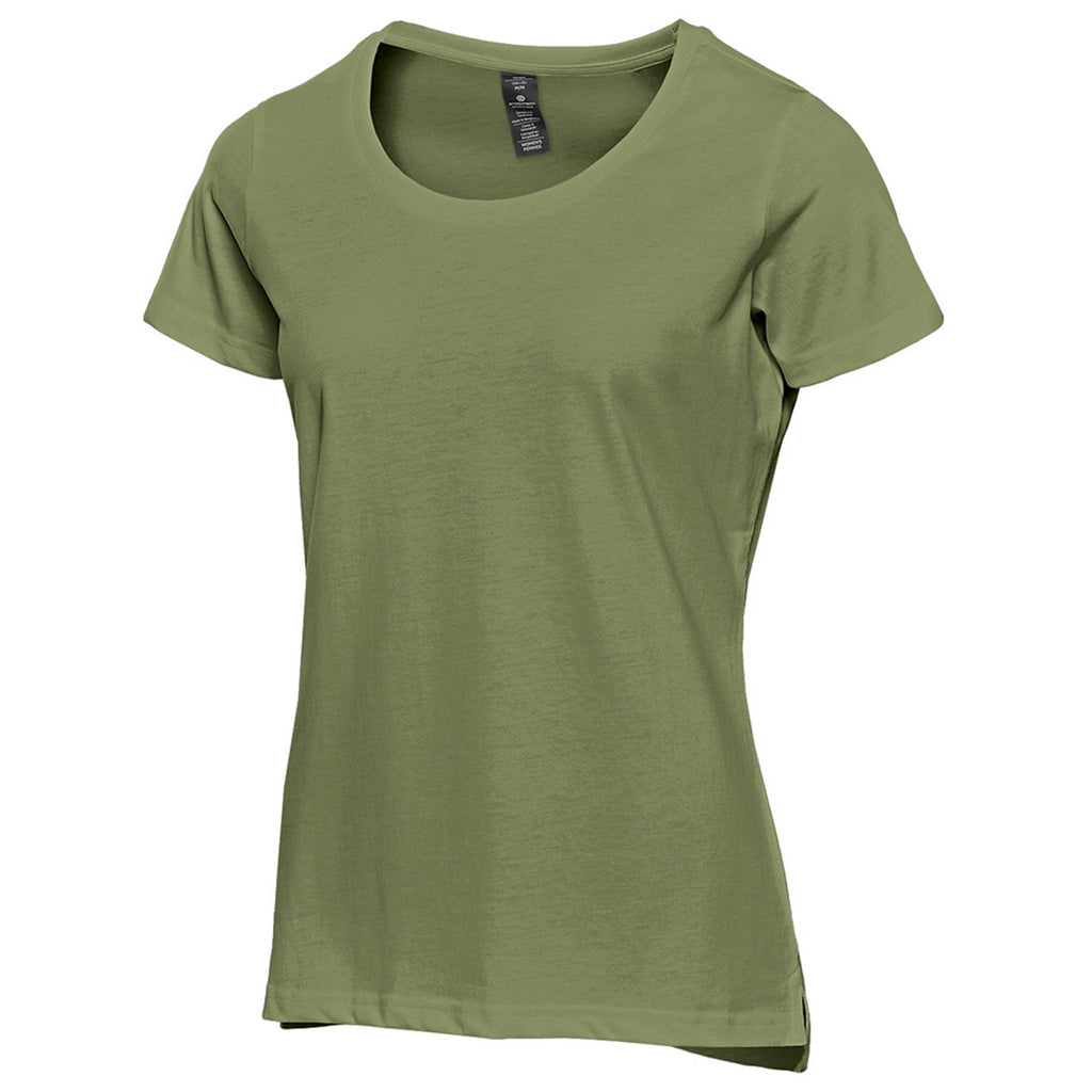 Stormtech Women's Sage Green Heather Equinox Short Sleeve Tee