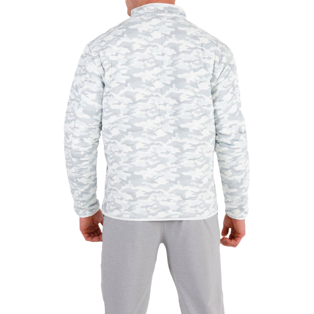 AndersonOrd Men's White Camo Corlys Pullover