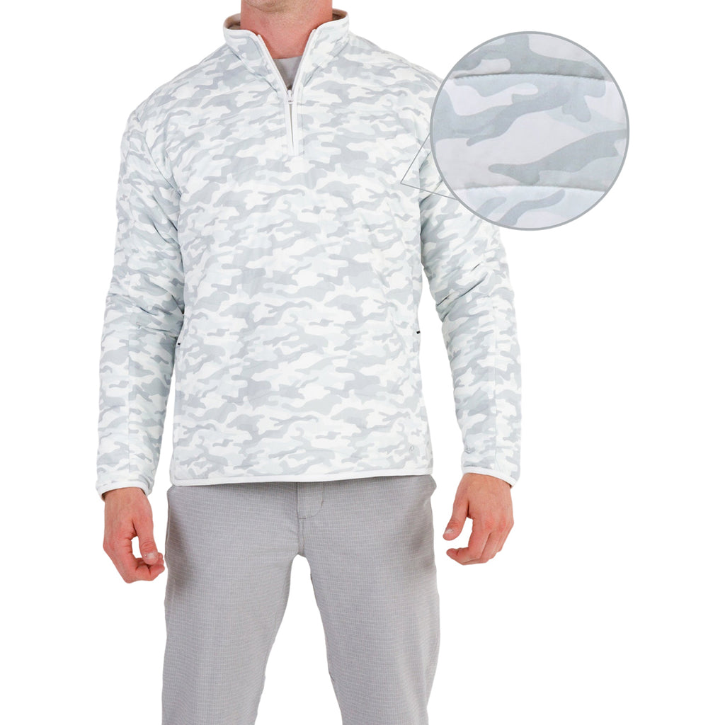 AndersonOrd Men's White Camo Corlys Pullover