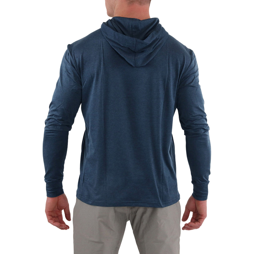 AndersonOrd Men's Navy Heather Blacks Beach Hoodie