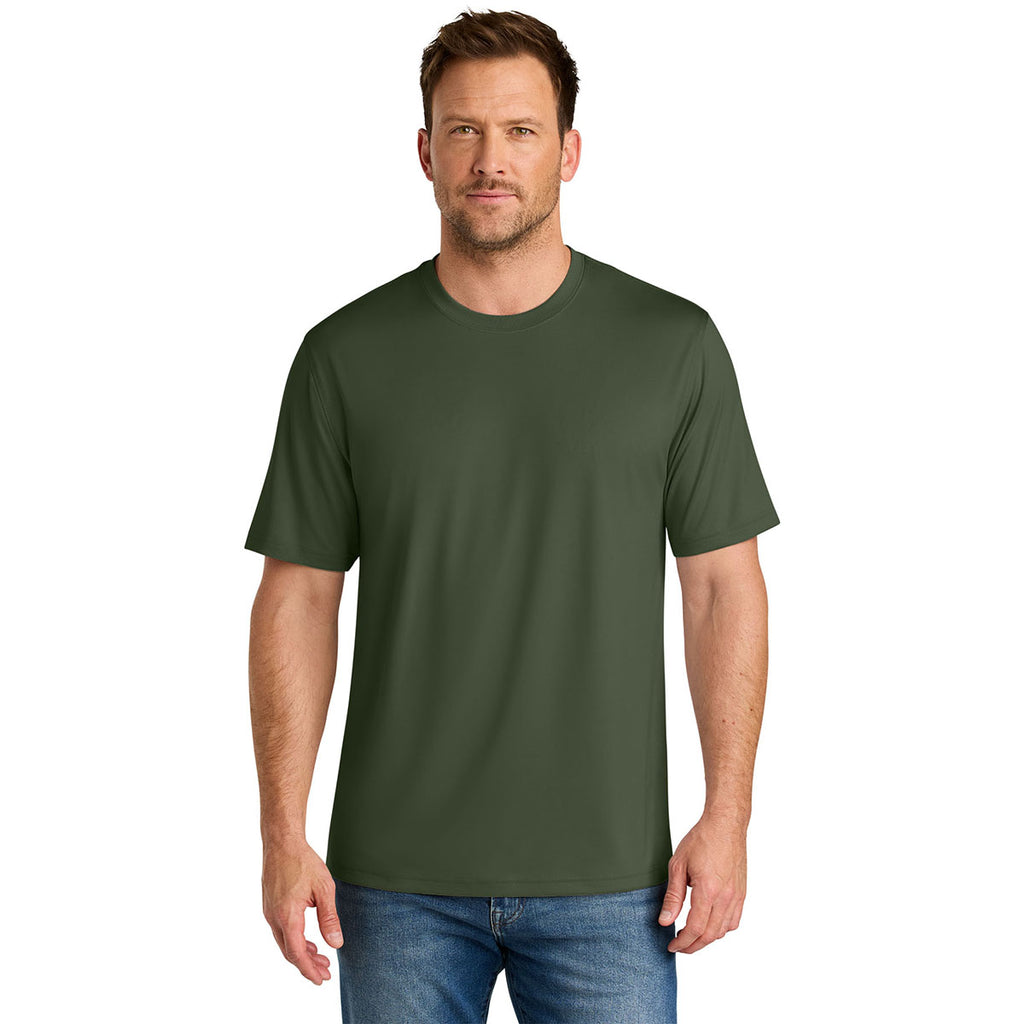 CornerStone Men's Tactical Green Workwear Pro Short Sleeve Tee