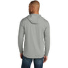 CornerStone Men's Light Grey Workwear Pro Long Sleeve Hooded Tee