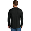 CornerStone Men's Black Workwear Pro Long Sleeve Pocket Tee