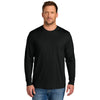 CornerStone Men's Black Workwear Pro Long Sleeve Pocket Tee
